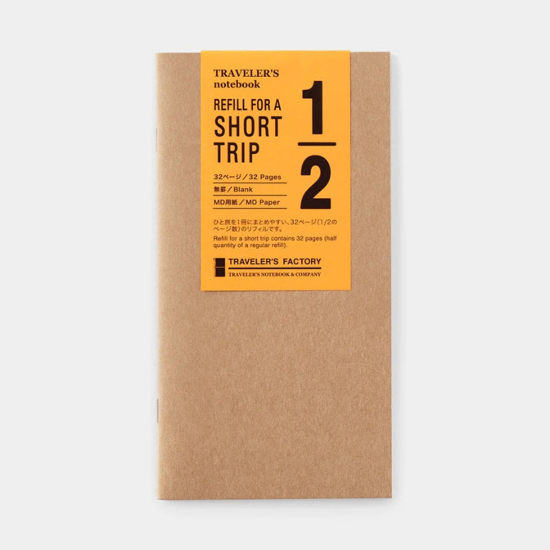 TRAVELER'S Factory Short Trip Refill - White (Regular)