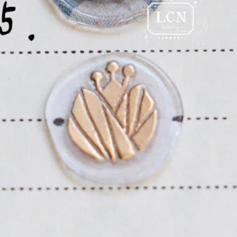 PRE ORDER LCN Mini Wax Seal Set - Wagashi Flowers 5