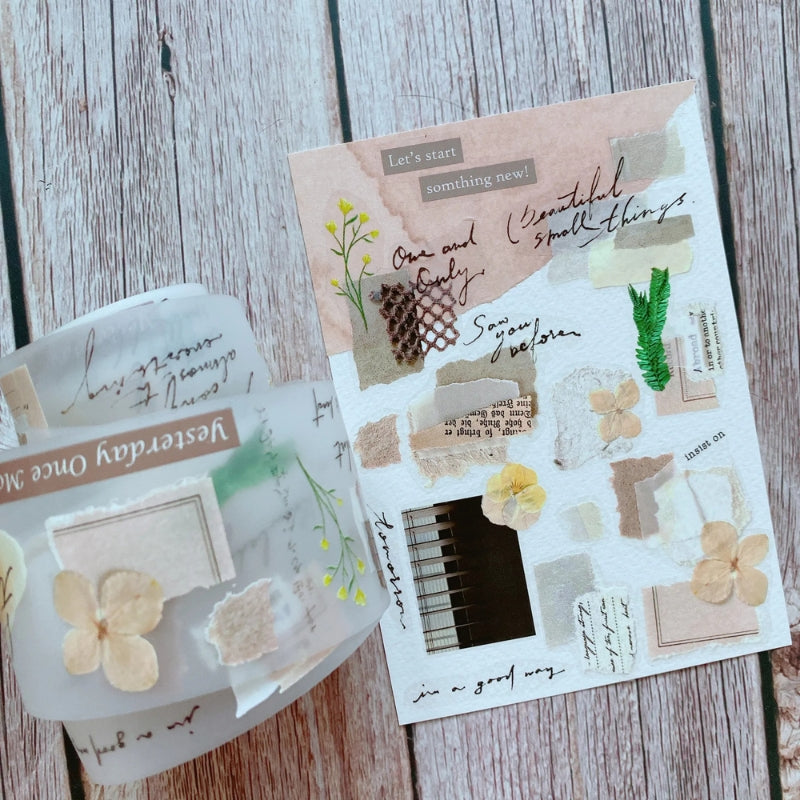 Shiwu Studio 5cm Matte PET Tape - Collage 09