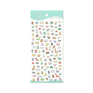 Mind Wave Poko Time Sticker Sheet - Animals 82434
