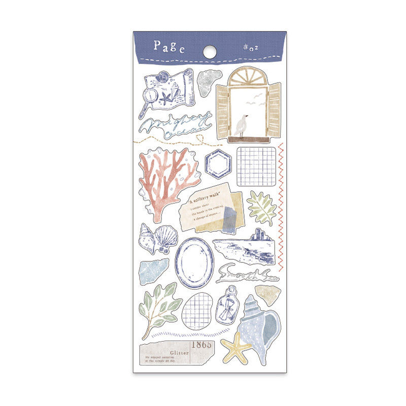 Mind Wave Page Series Sticker - 81711 Seashore