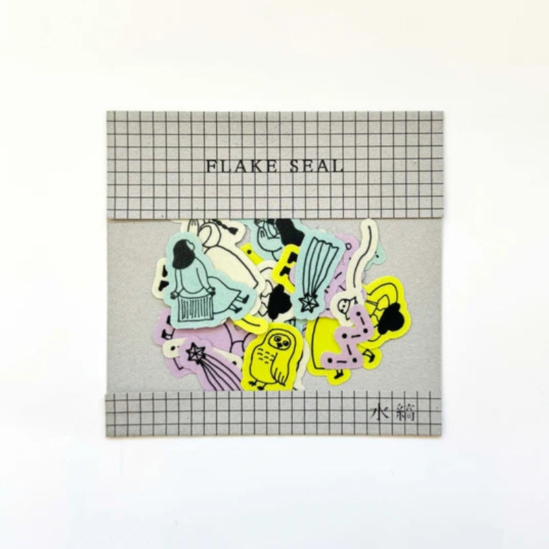 Mizushima x Necktie Flake Stickers - Searching for Stars FS-HS