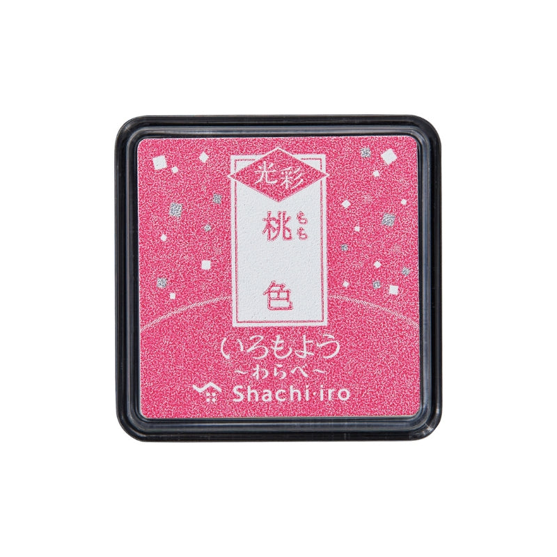 Shachihata Iromoyo Shine MINI Ink Pad - Pink - HAC-S1G-LP