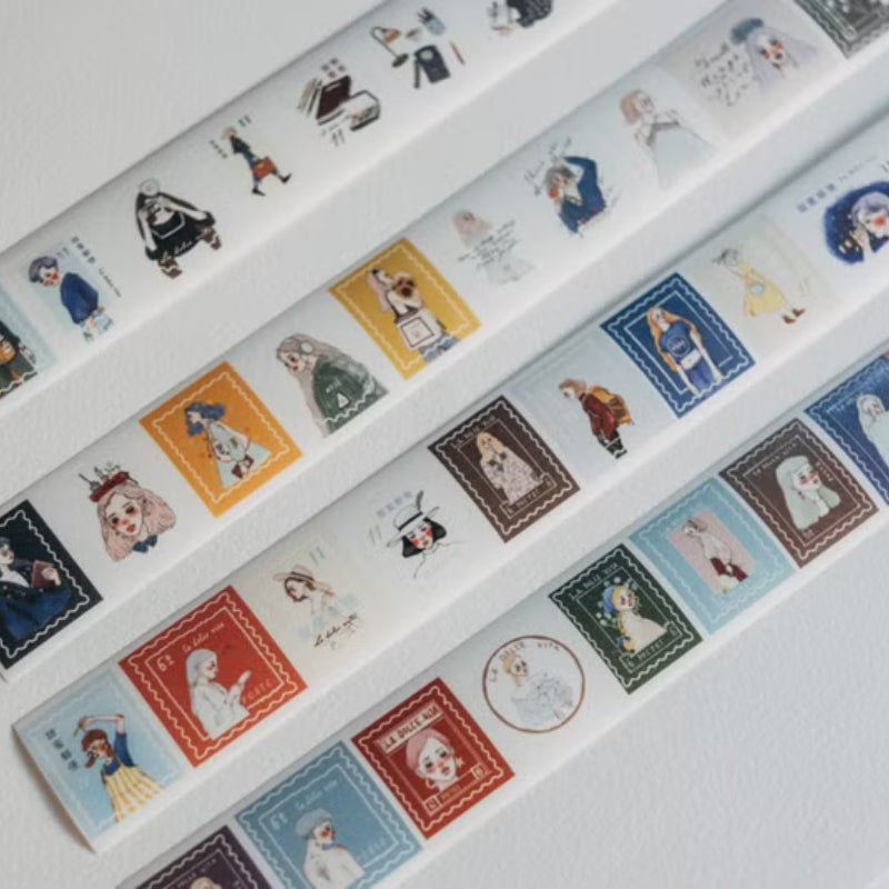 La Dolce Vita Die Cut Stickers Washi Tape - Sweet Post
