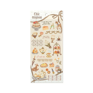 Mind Wave Chic Mignon Sticker Sheet - Tea Party 82530