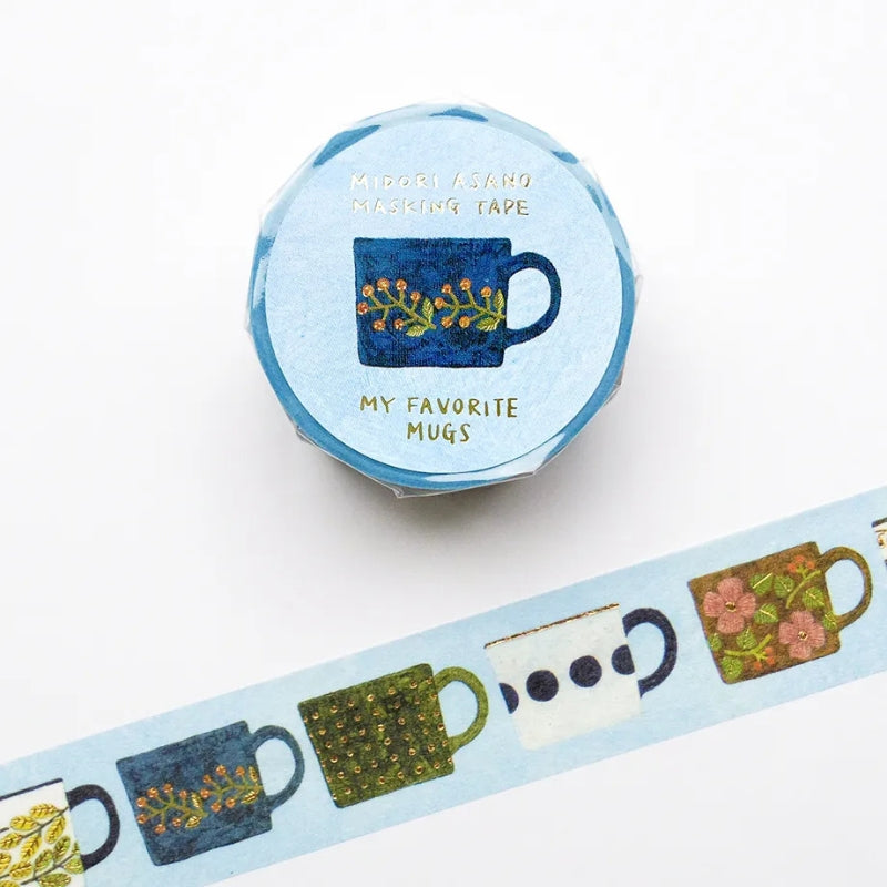 Cozyca Foil Masking Tape - My Favourite Mugs (21-029)