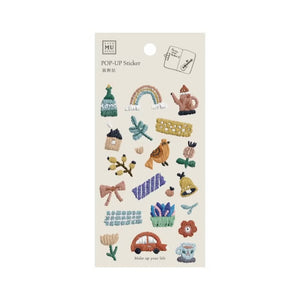 MU Pop Up Raised Sticker - 017