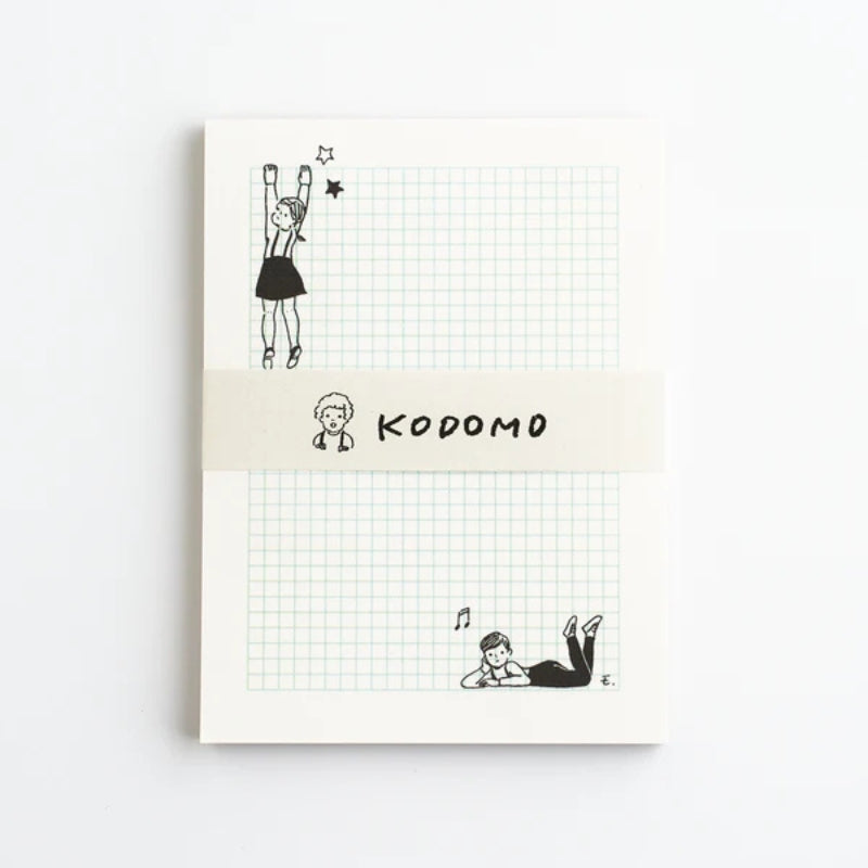 Mizushima x Masuko Eri Memo Pad -  Children Free Time MP-KD-J