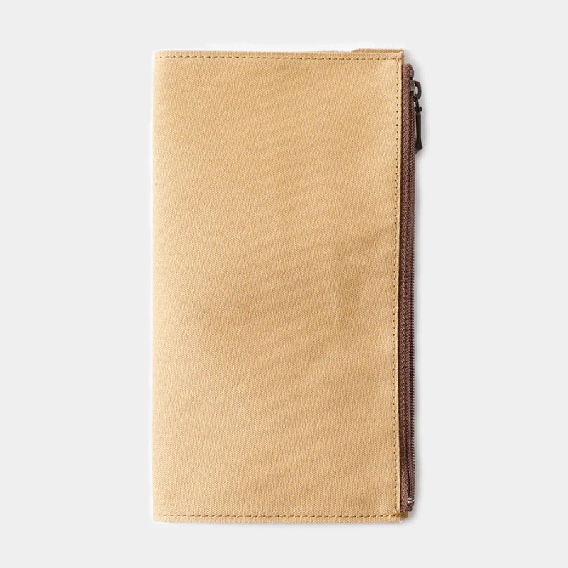TRAVELER'S Factory Cotton Zipper Case - Beige (Regular)