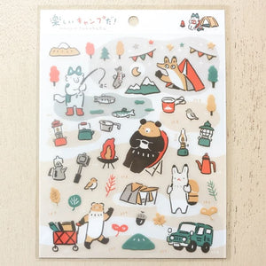Masao Takahata Sticker Seals - 22882 Fun Camping!