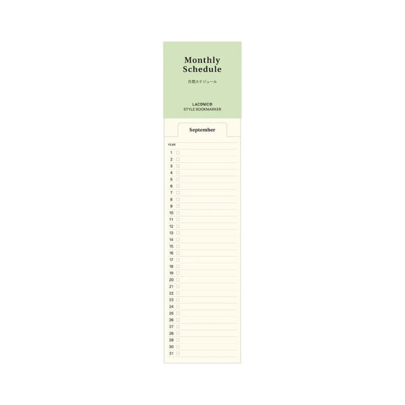 Laconic Bookmarker Monthly LGF13-30