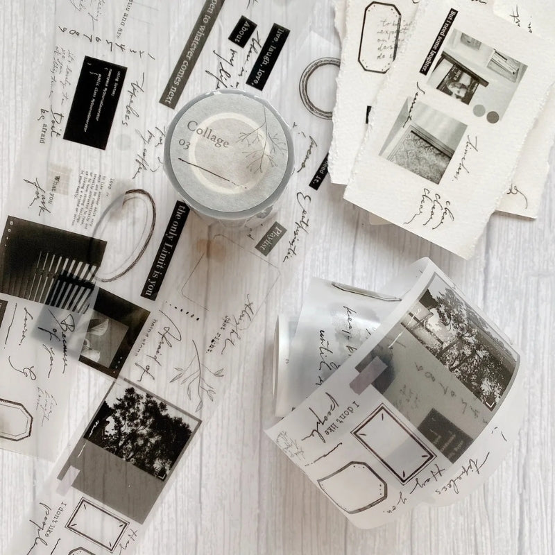 Shiwu Studio 5cm Matte PET Tape - Collage 03