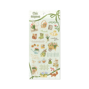 Mind Wave Chic Mignon Sticker Sheet - Gardening 82527