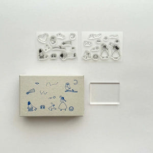 Mizushima x Necktie Clear Stamp Boxed Set - Searching for Stars STJ-Z-HS