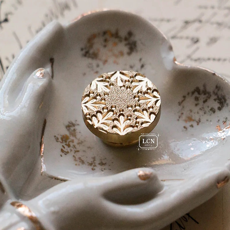 PRE ORDER LCN Wax Seal Set - Round Leaf Frame 3
