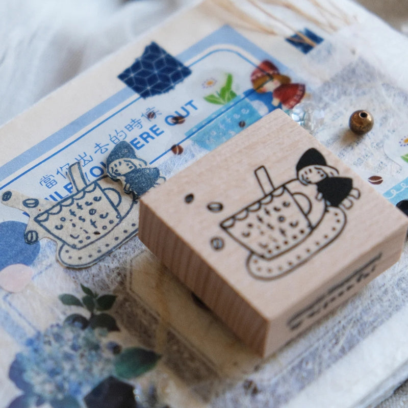 EileenTai.85 Rubber Stamp - Simple Happiness - Coffee is Life