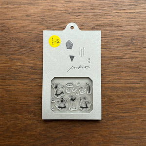 Mizushima x Necktie Clear Stamp Boxed Set - Let's Dance STJ-P-OR