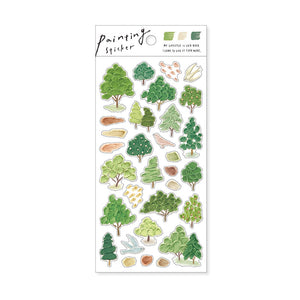 Mind Wave Painting Sticker 81761 Forest