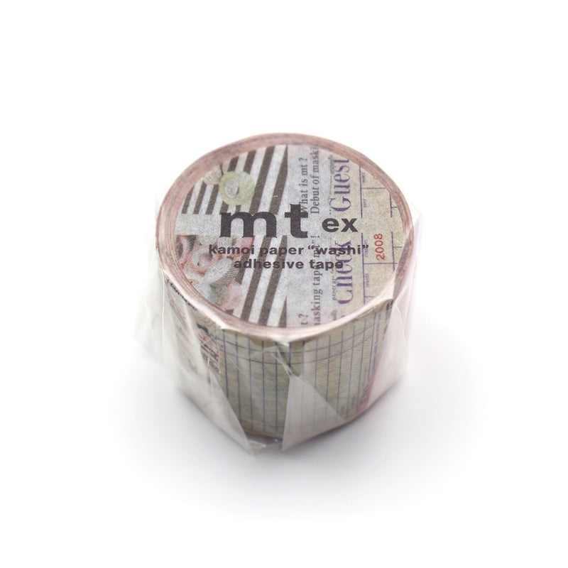 mt ex Washi Tape - Maps Tickets MTEX1P252
