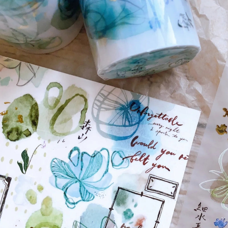 Shiwu Studio × Siyun 7.4cm Matte PET Tape - Latitude 23.5° North - Formosa