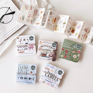 MU Die Cut Washi Tape Book - Electricity Label