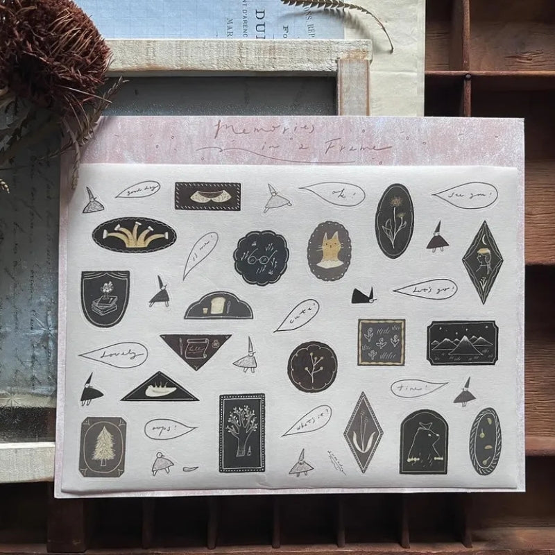 Avocadomori Washi Sticker Sheet - Memories in a Frame