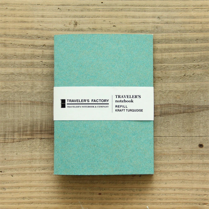 TRAVELER'S Factory Original Color Refill - Kraft Turquoise (Passport)