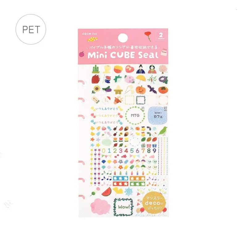 BGM Mini Cube Sticker - Anniversary BS-MC003