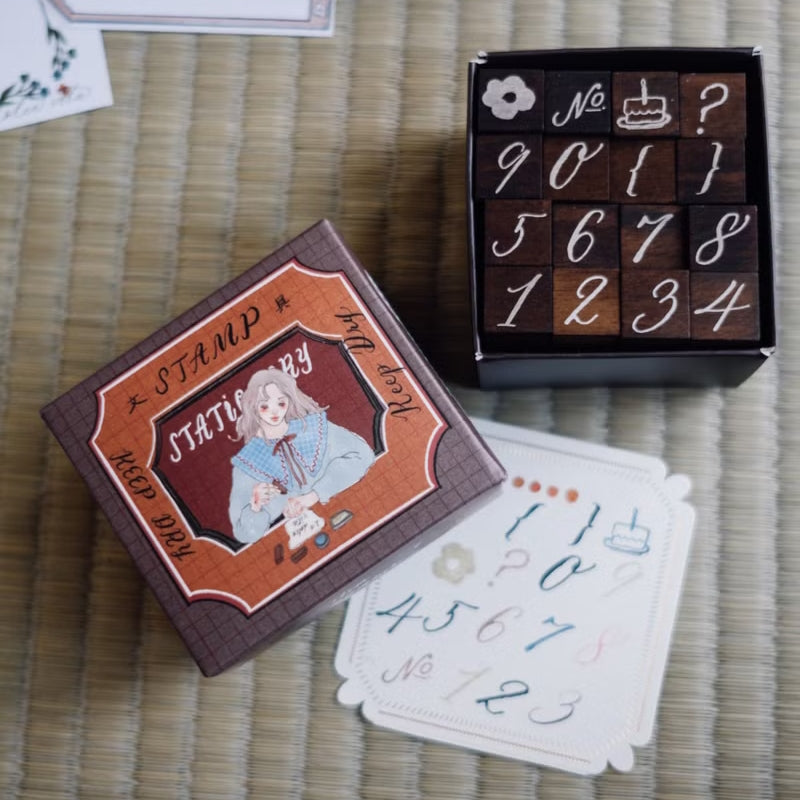 La Dolce Vita Stamp Set - Numbers and Symbols - Sweet Life