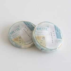 Yohaku Slim Washi Tape - L-023 Shirakabanomori