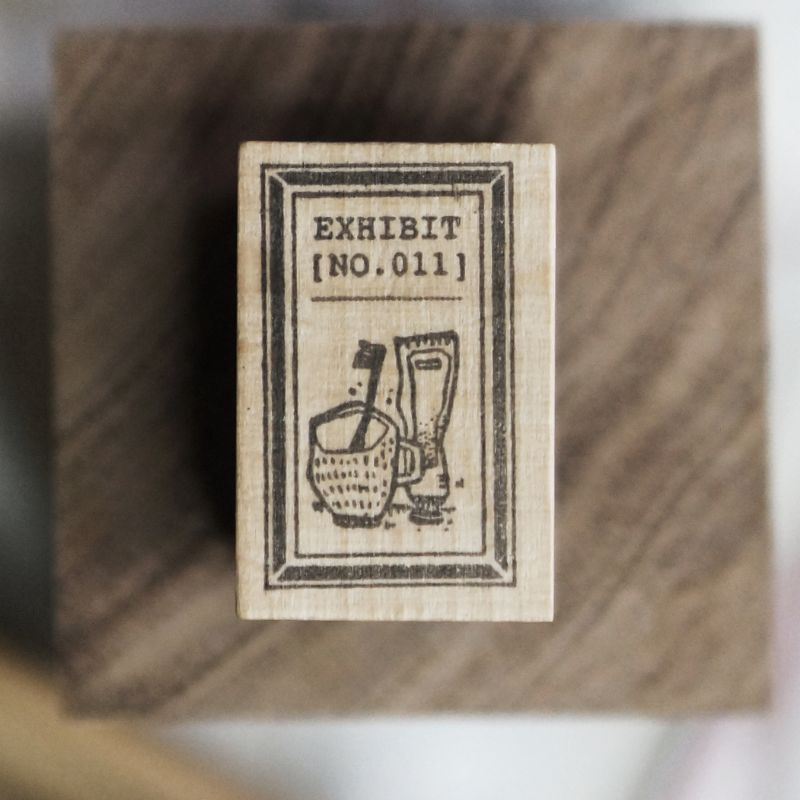 PRE ORDER: Black Milk Project Archive Rubber Stamp - EXHIBIT (2cm x 3cm)