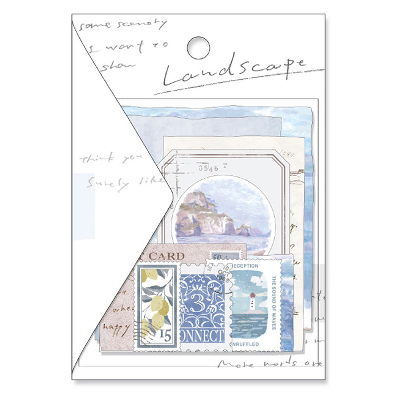 Mind Wave Landscape Sticker Flake 81773 Morning Calm