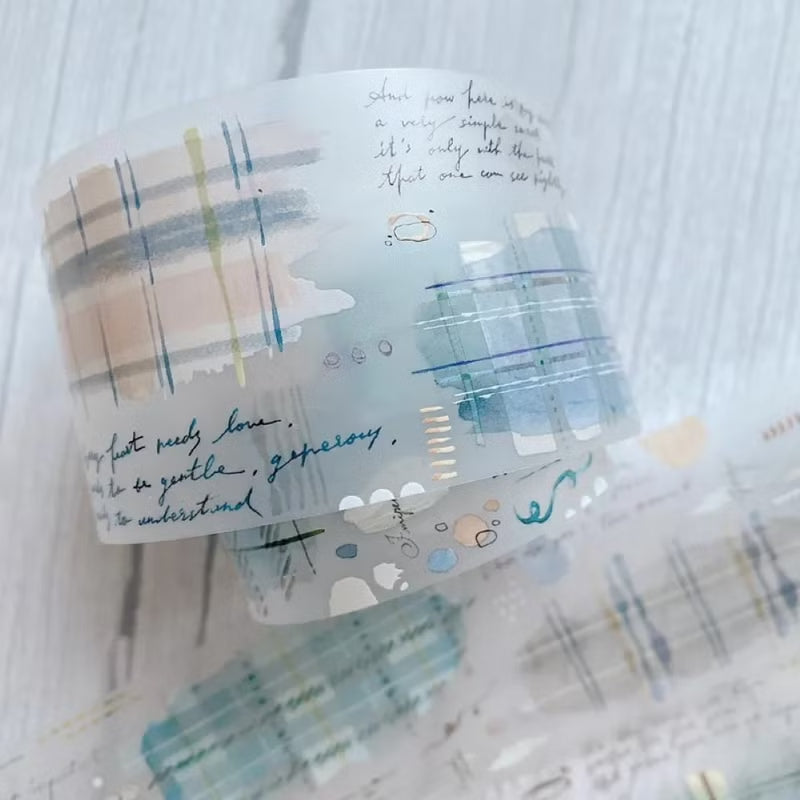 Shiwu Studio × Siyun 5cm Matte PET Tape - Wood Tone - Birch