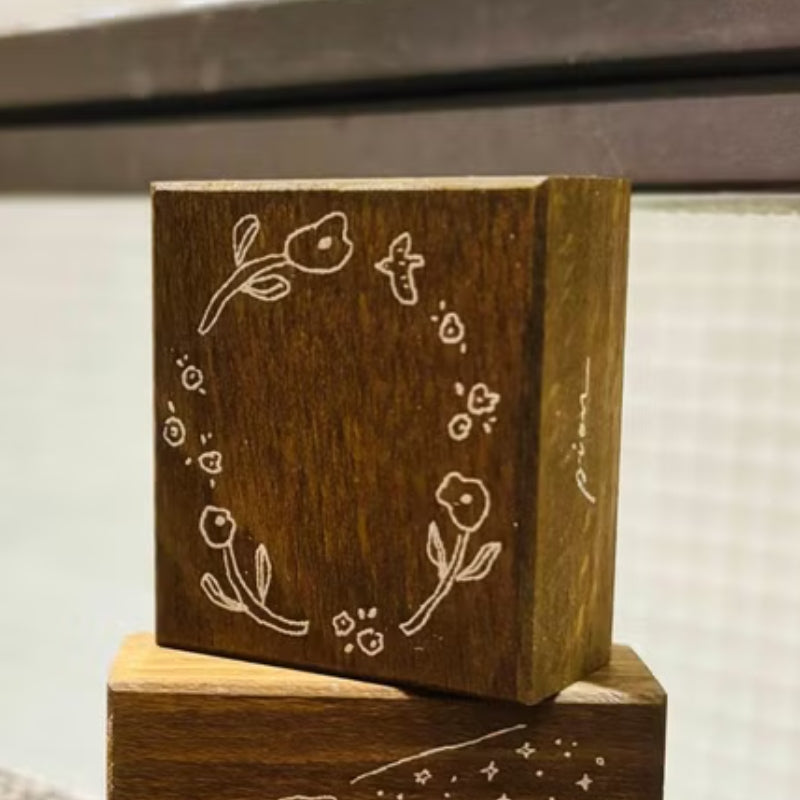 Pion Rubber Stamp - Egg Flower