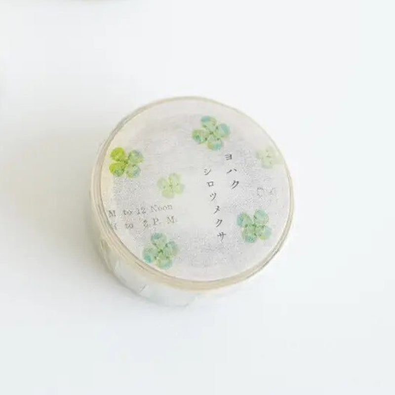 Yohaku Washi Tape - Y-132 White Clover