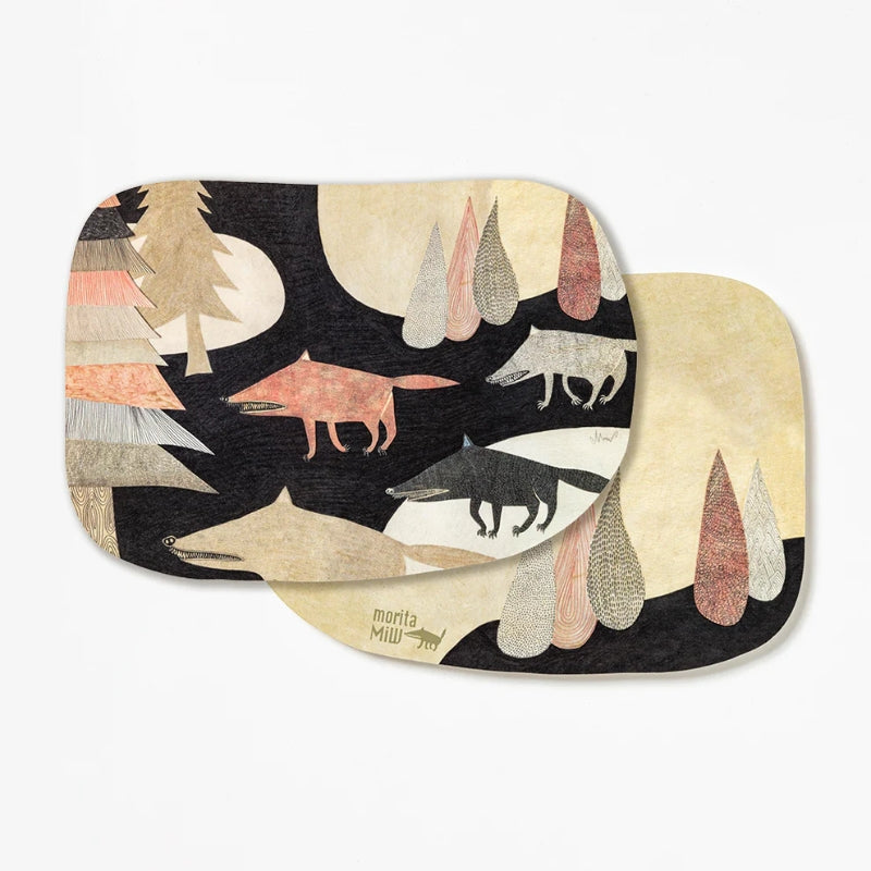 moritaMiW Postcard - 4 Hikino Wolves M-67990-00-1