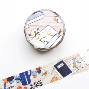 Cozyca Foil Masking Tape - Tsukueno Ueno Ue (21-037)