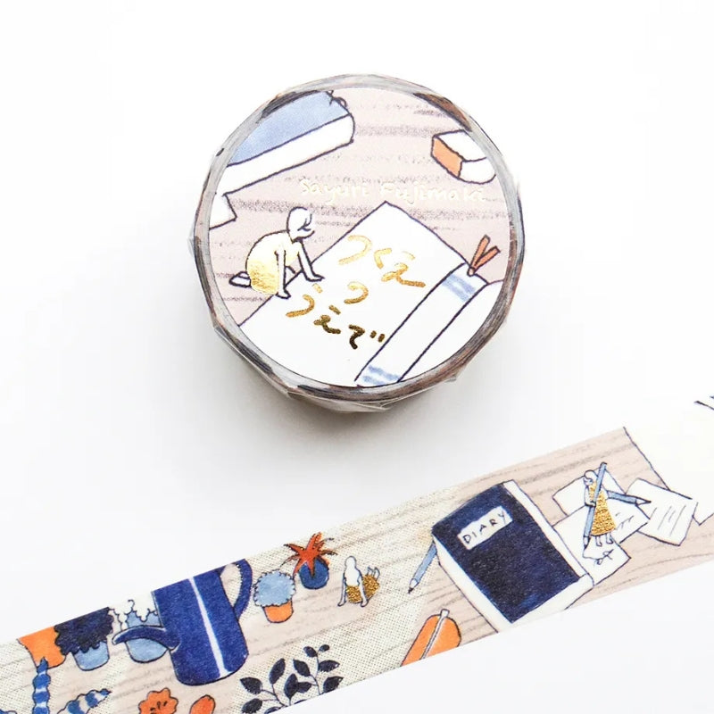 Cozyca Foil Masking Tape - Tsukueno Ueno Ue (21-037)