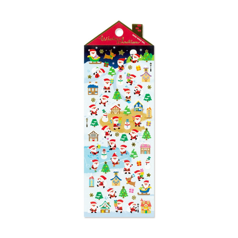 Mind Wave Winter Selection Sticker Sheet - Santa Village 82477