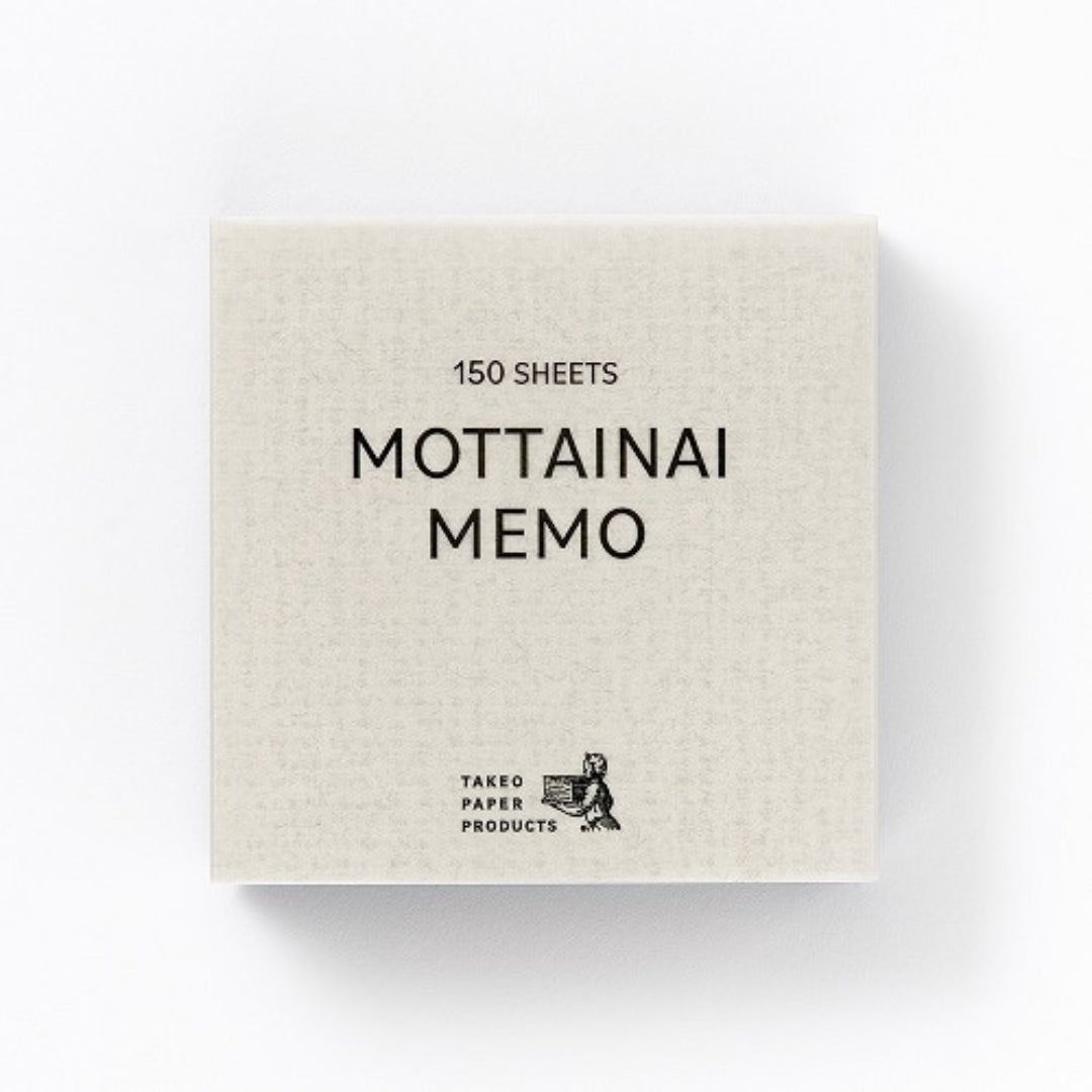 Takeo Mottainai Memo - Hemp Textured Paper - 1749291