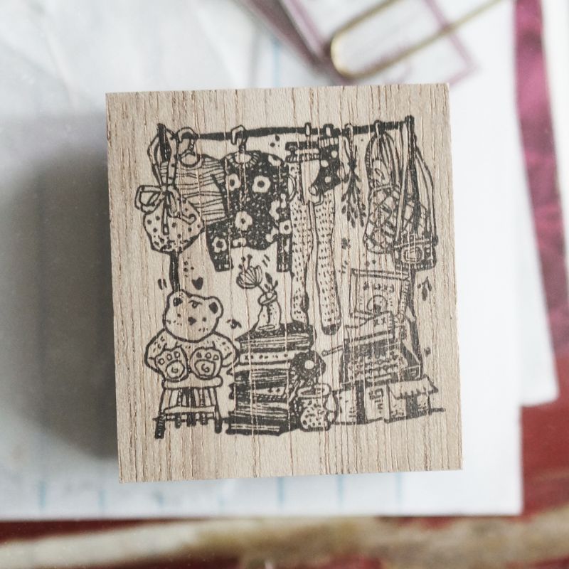 PRE ORDER: Black Milk Project Archive Rubber Stamp L - BMP339 The Rack