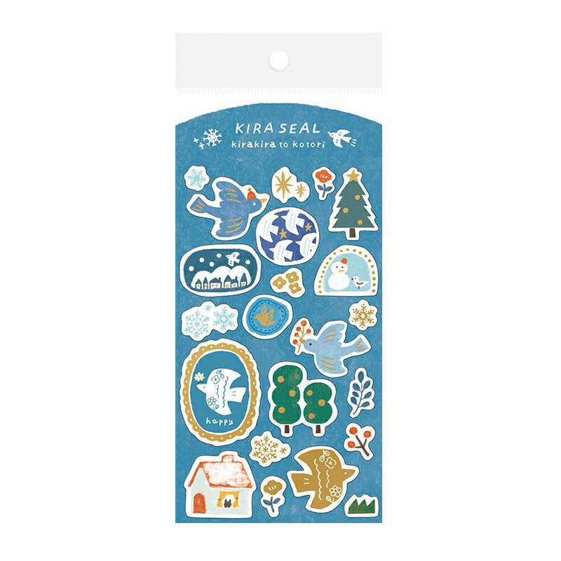 Furukawa Wa-Life Kira Seal Stickers - Kira Kira to Kotori QS177 Ltd. Winter Edition