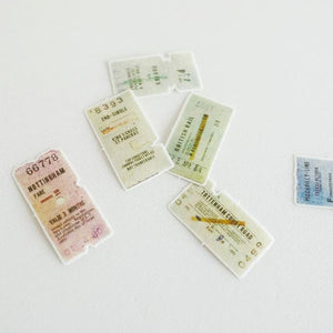 Yohaku Sticker Flakes - F-008 Ticket