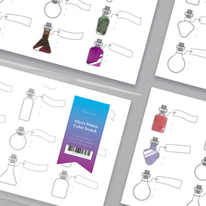 Wearingeul A5 Ink Color Swatch Paper - Alice's Potion