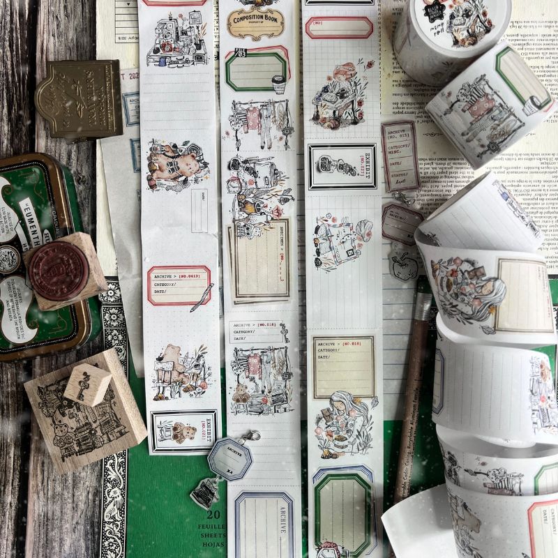 PRE ORDER: Black Milk Project Archive - Writable Memo Roll - MT11 (with Backing)