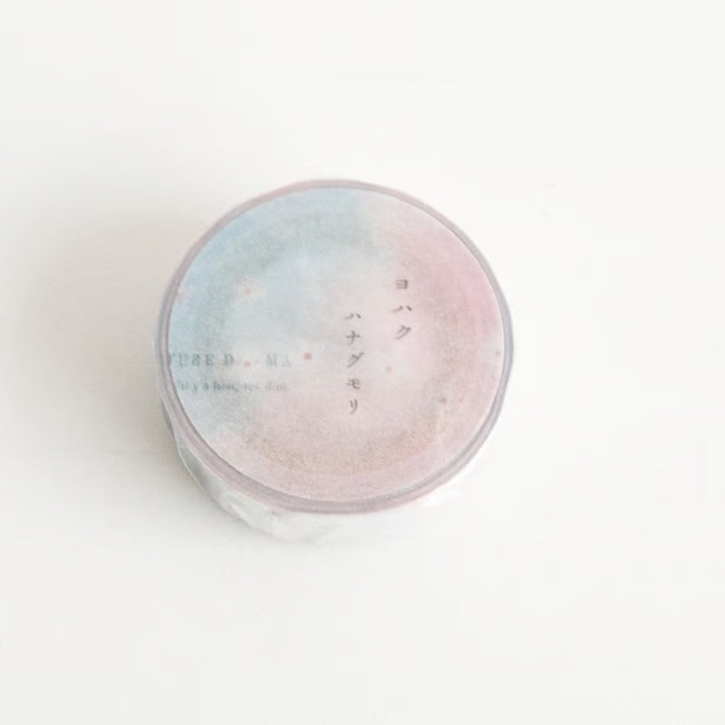 Yohaku Washi Tape - Y-165 Hanagumori (Flower Cloudy)