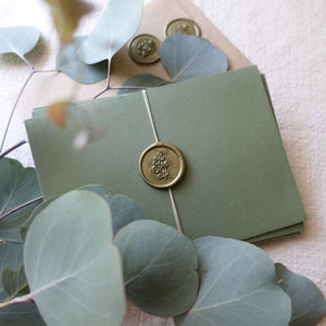 Fiona Ariva - Silver Dollar Eucalyptus Wax Seal Stamp Kit