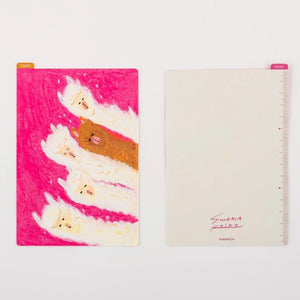 2024 Hobonichi A6 Pencil Board - Keiko Shibata: Upwind Alpaca - Paper Plus Cloth