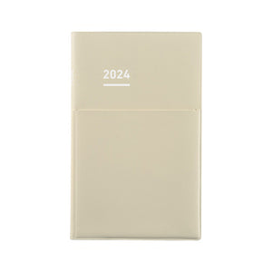 PRE ORDER: 2024 Kokuyo Jibun Techo Biz Diary - A5 Slim - Beige