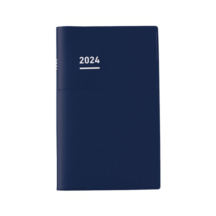 2024 Kokuyo Jibun Techo Biz Diary - A5 Slim - Navy
